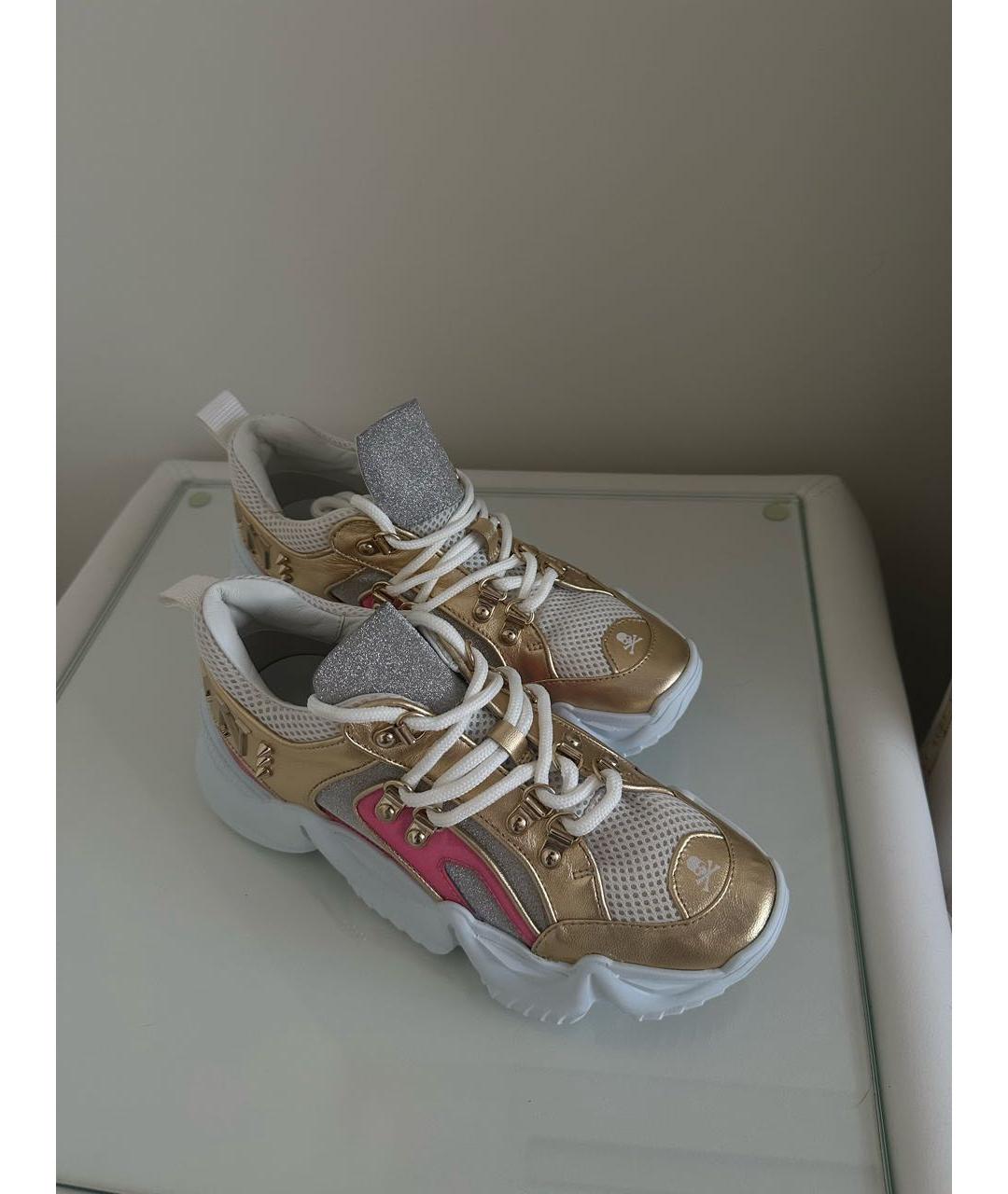 PHILIPP PLEIN Мульти текстильные кроссовки, фото 2