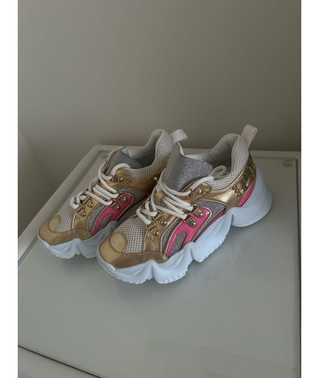 PHILIPP PLEIN Мульти текстильные кроссовки, фото 5