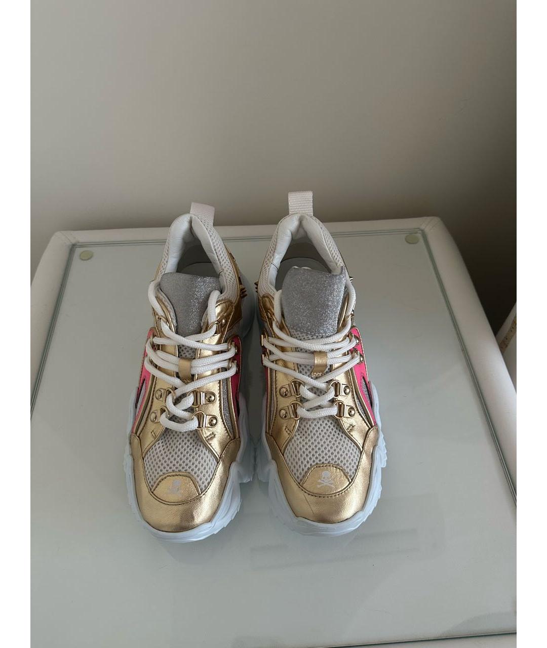 PHILIPP PLEIN Мульти текстильные кроссовки, фото 3