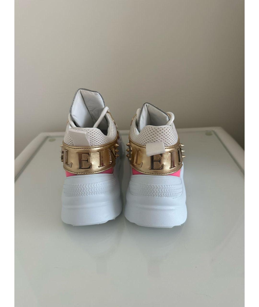 PHILIPP PLEIN Мульти текстильные кроссовки, фото 4