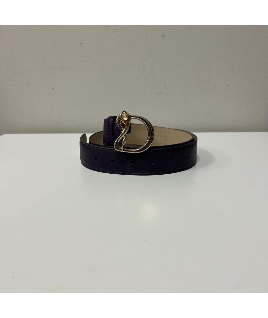 CHRISTIAN DIOR Фиолетовый ремень, фото 6