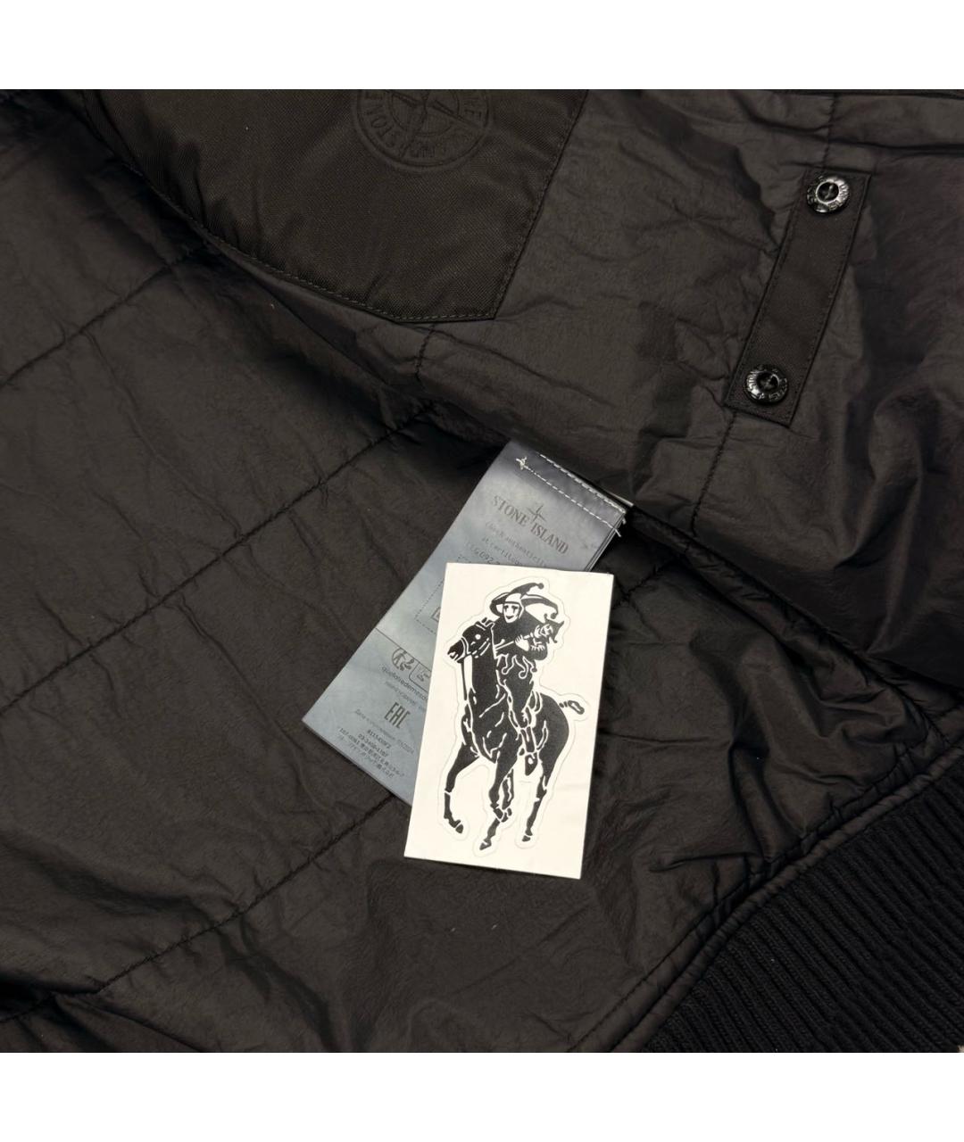 STONE ISLAND Черная куртка, фото 5