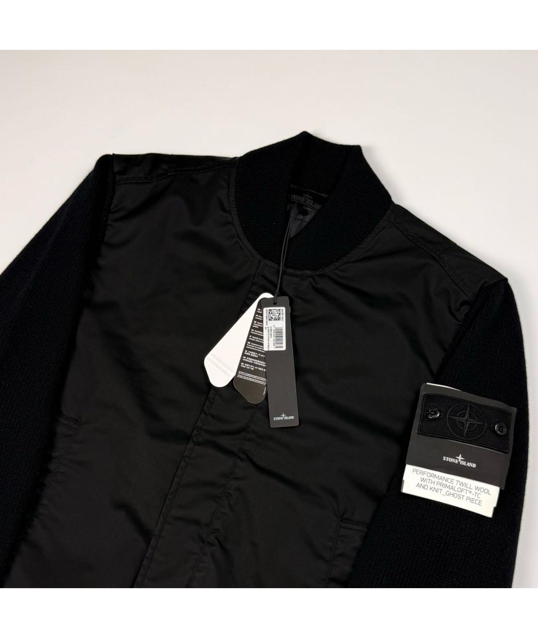 STONE ISLAND Черная куртка, фото 2