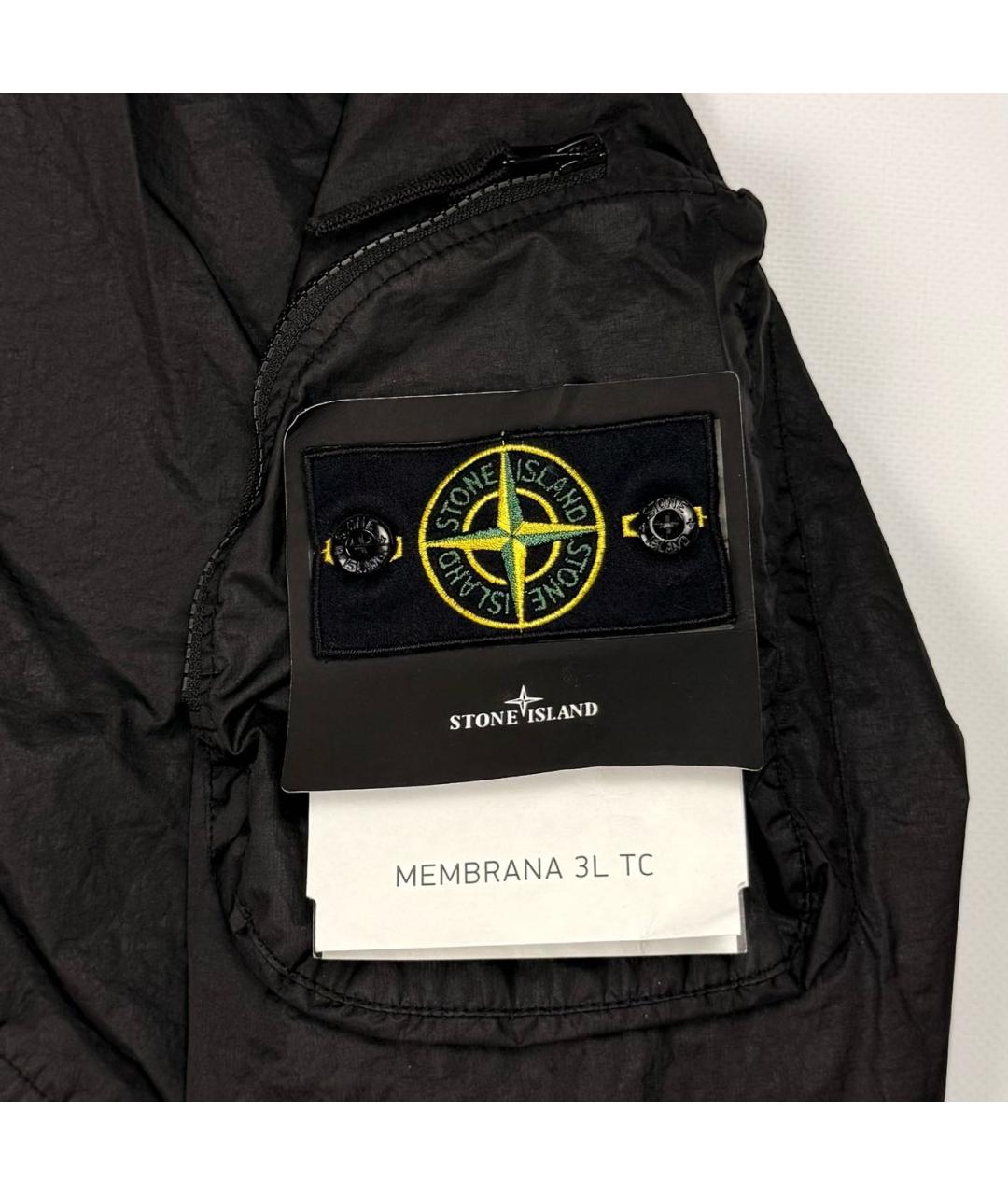 STONE ISLAND Черная куртка, фото 5