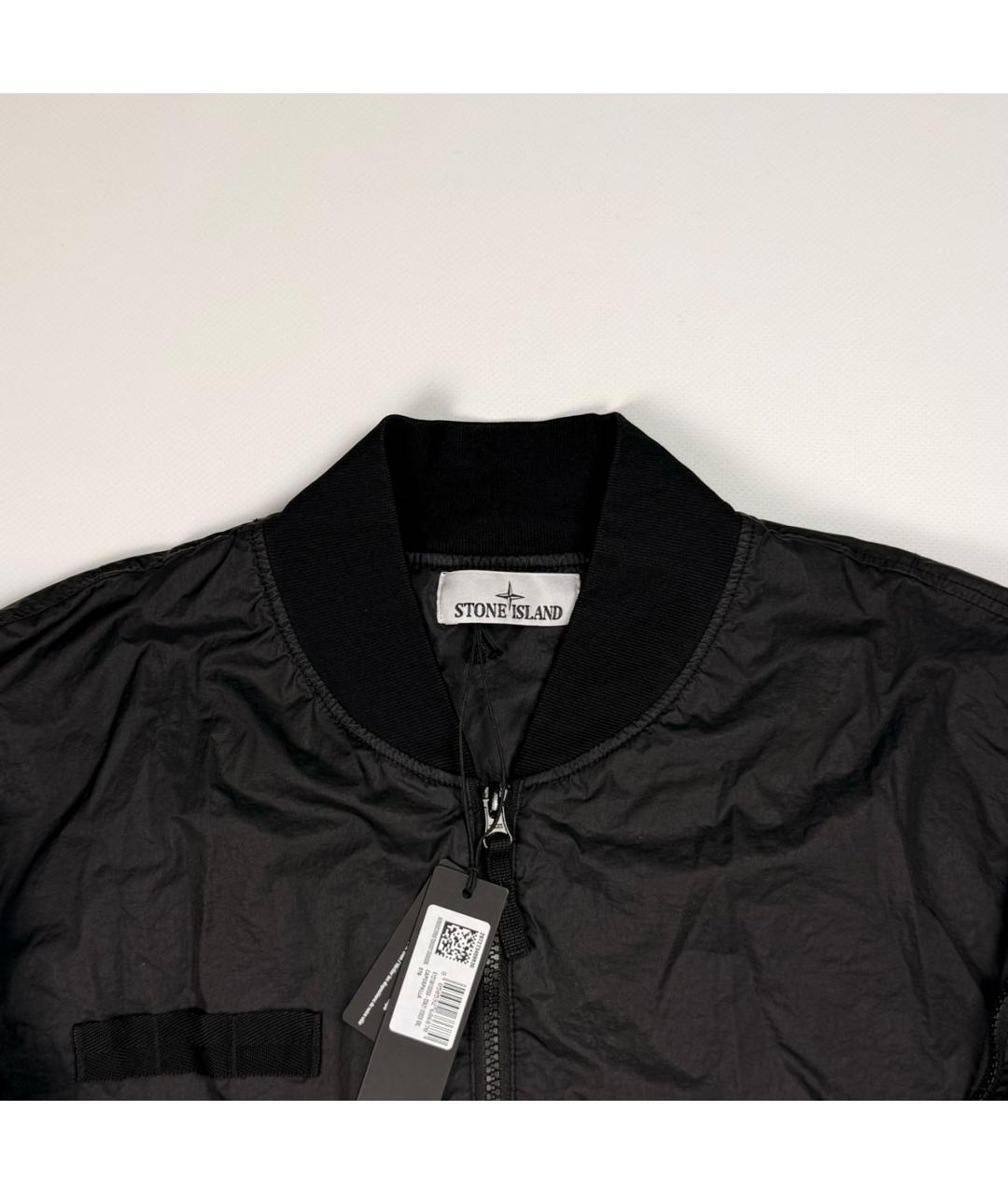 STONE ISLAND Черная куртка, фото 4