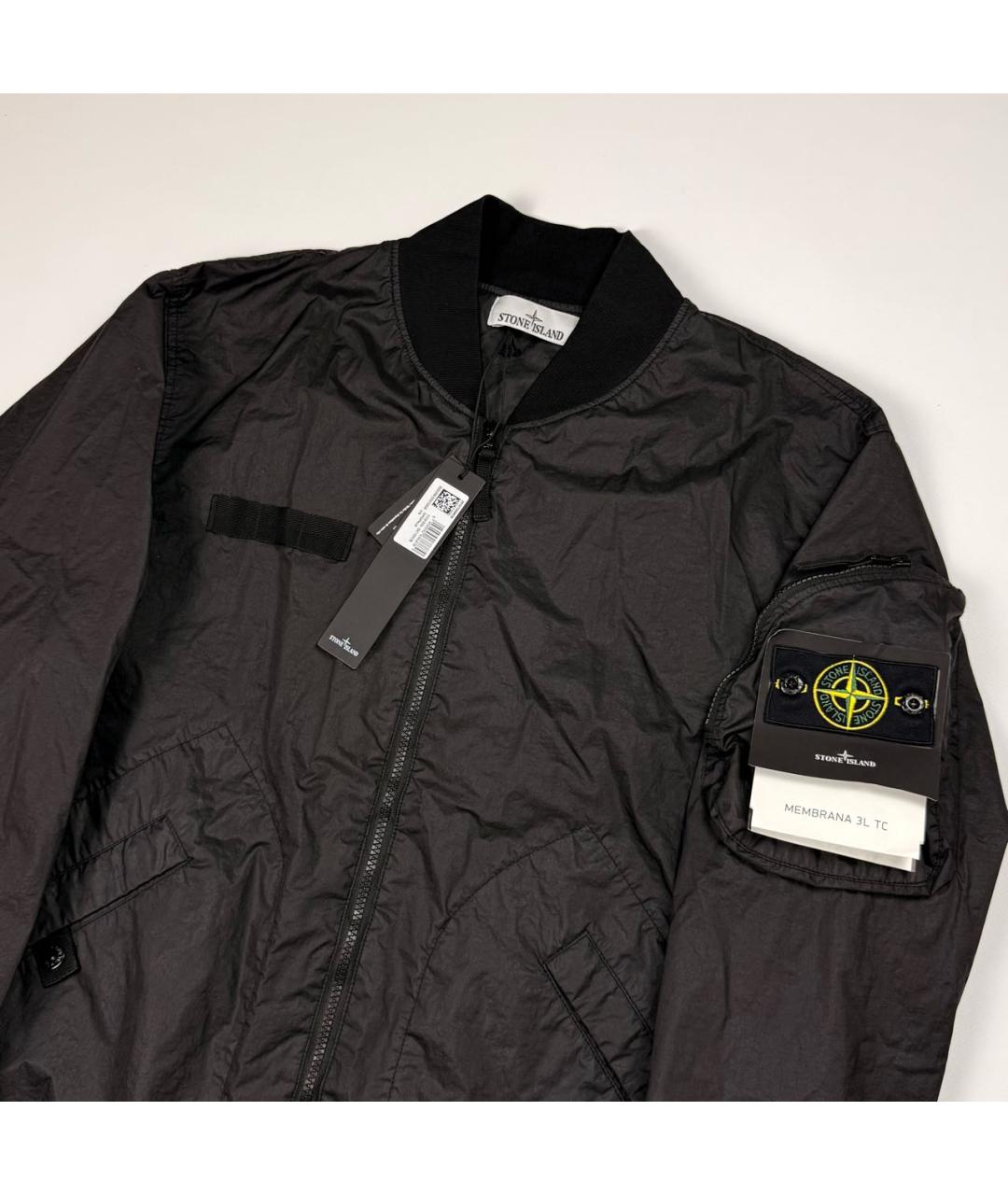 STONE ISLAND Черная куртка, фото 2