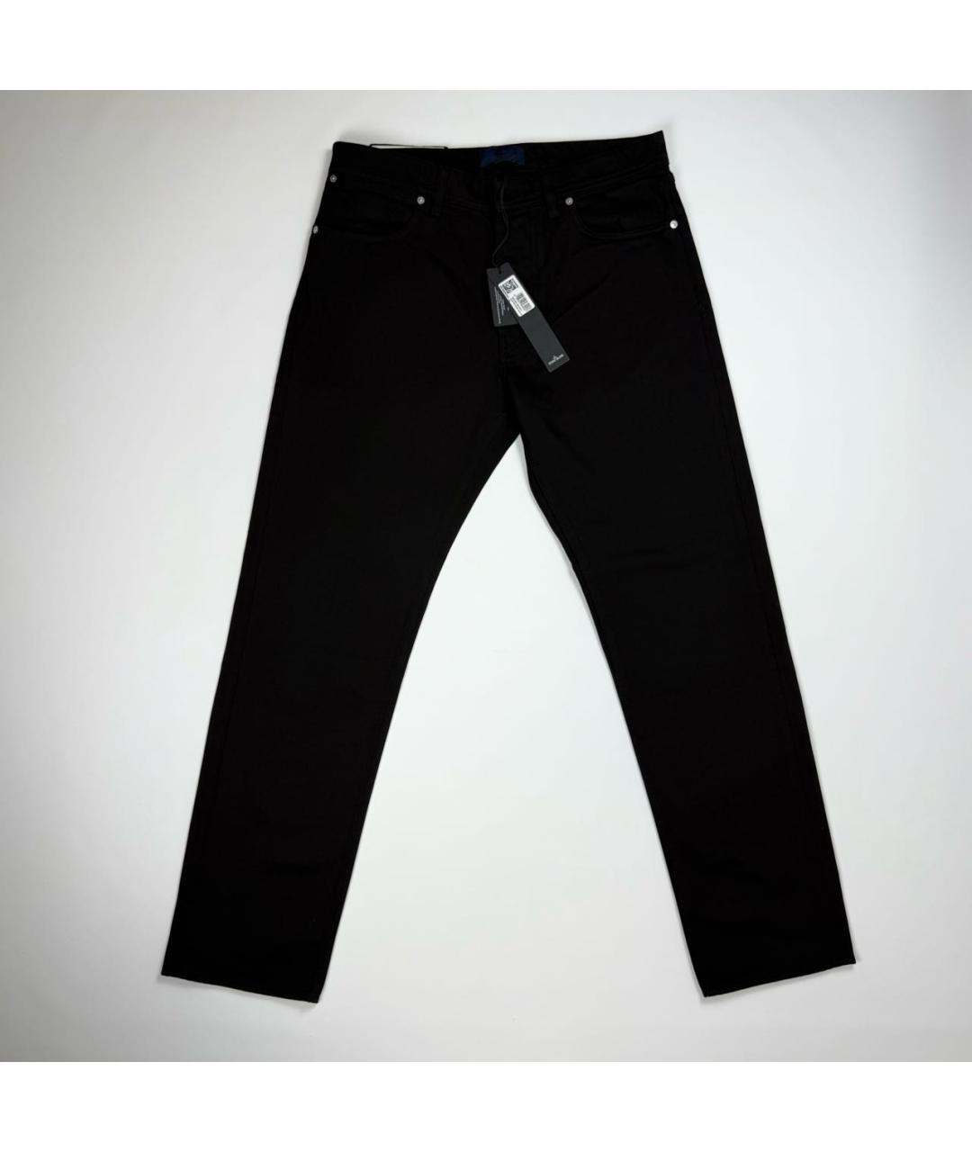 STONE ISLAND Черные хлопковые джинсы, фото 6