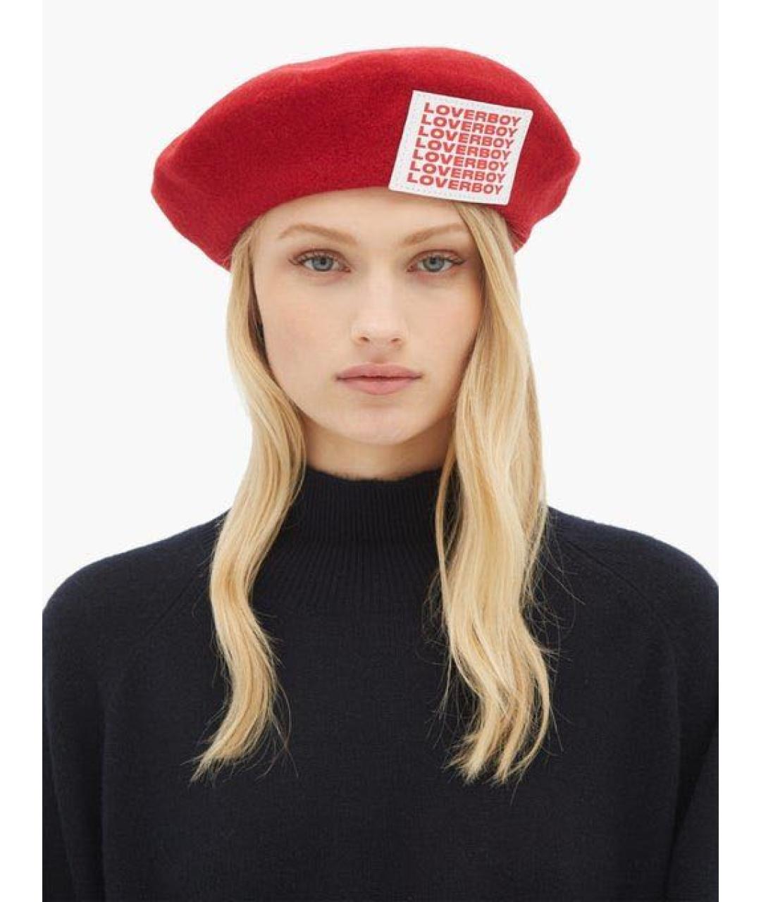 CHARLES JEFFREY LOVERBOY Розовая шерстяная шапка, фото 4