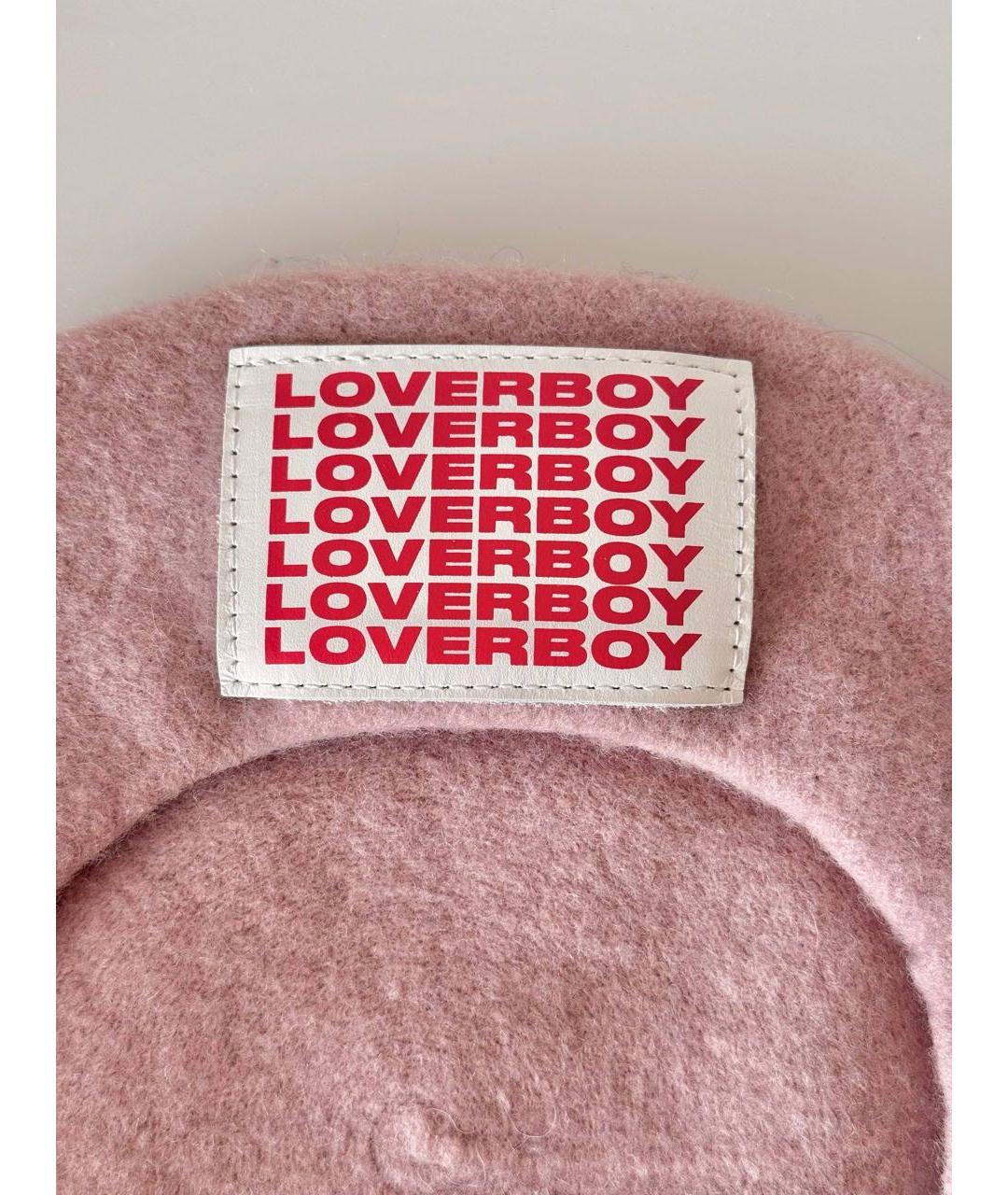CHARLES JEFFREY LOVERBOY Розовая шерстяная шапка, фото 3