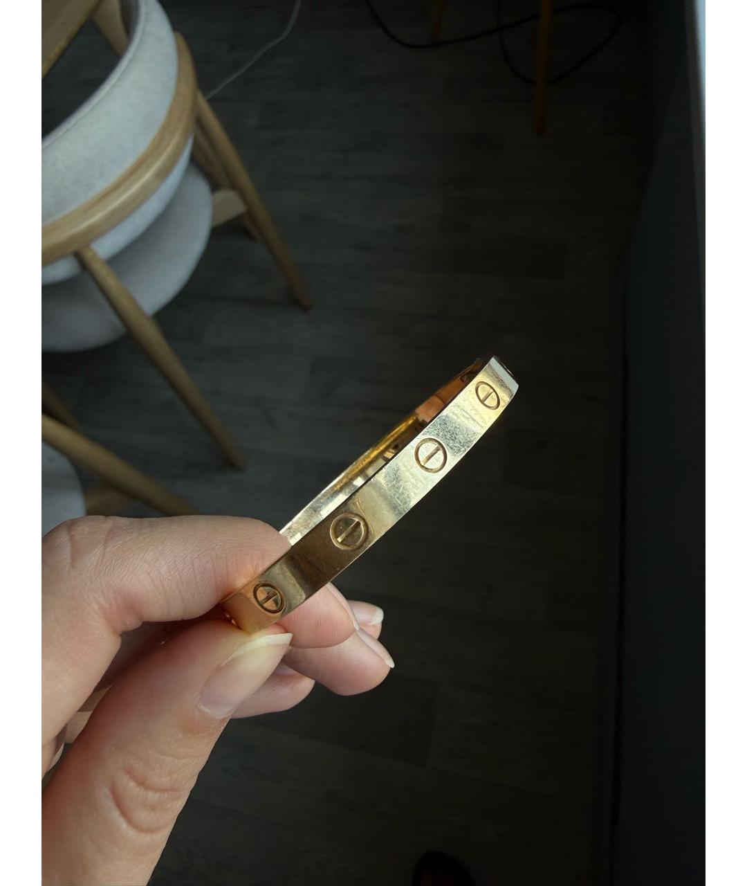 CARTIER Золотой браслет из желтого золота, фото 3