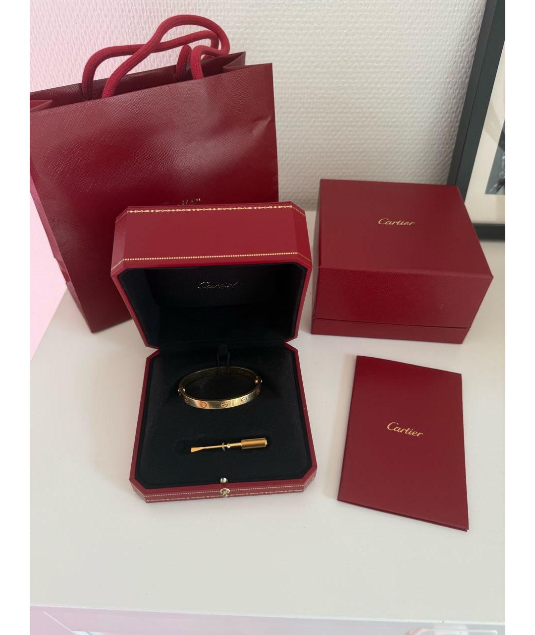 CARTIER Золотой браслет из желтого золота, фото 2