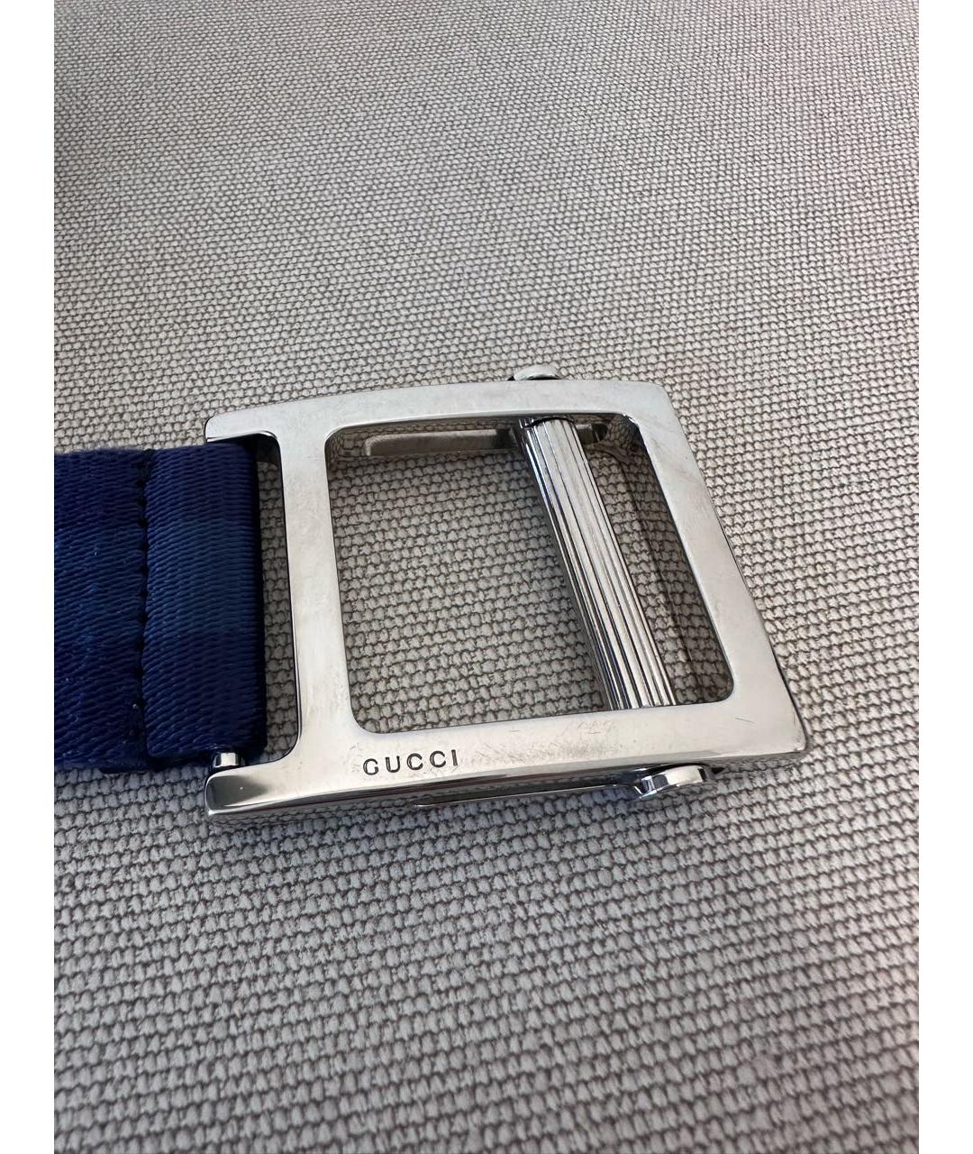 GUCCI Синий ремень, фото 4