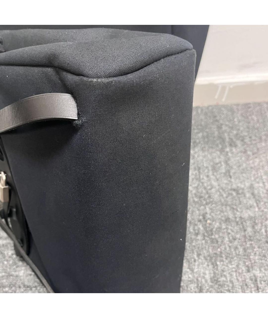 HERMES Черная тканевая сумка через плечо, фото 5