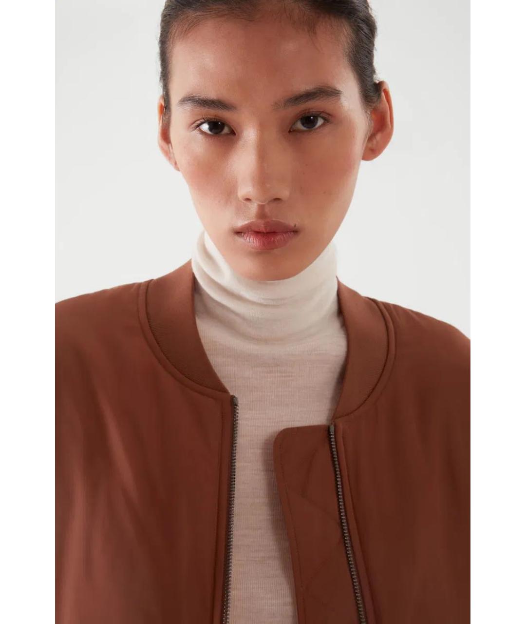 COS Коричневая куртка, фото 4