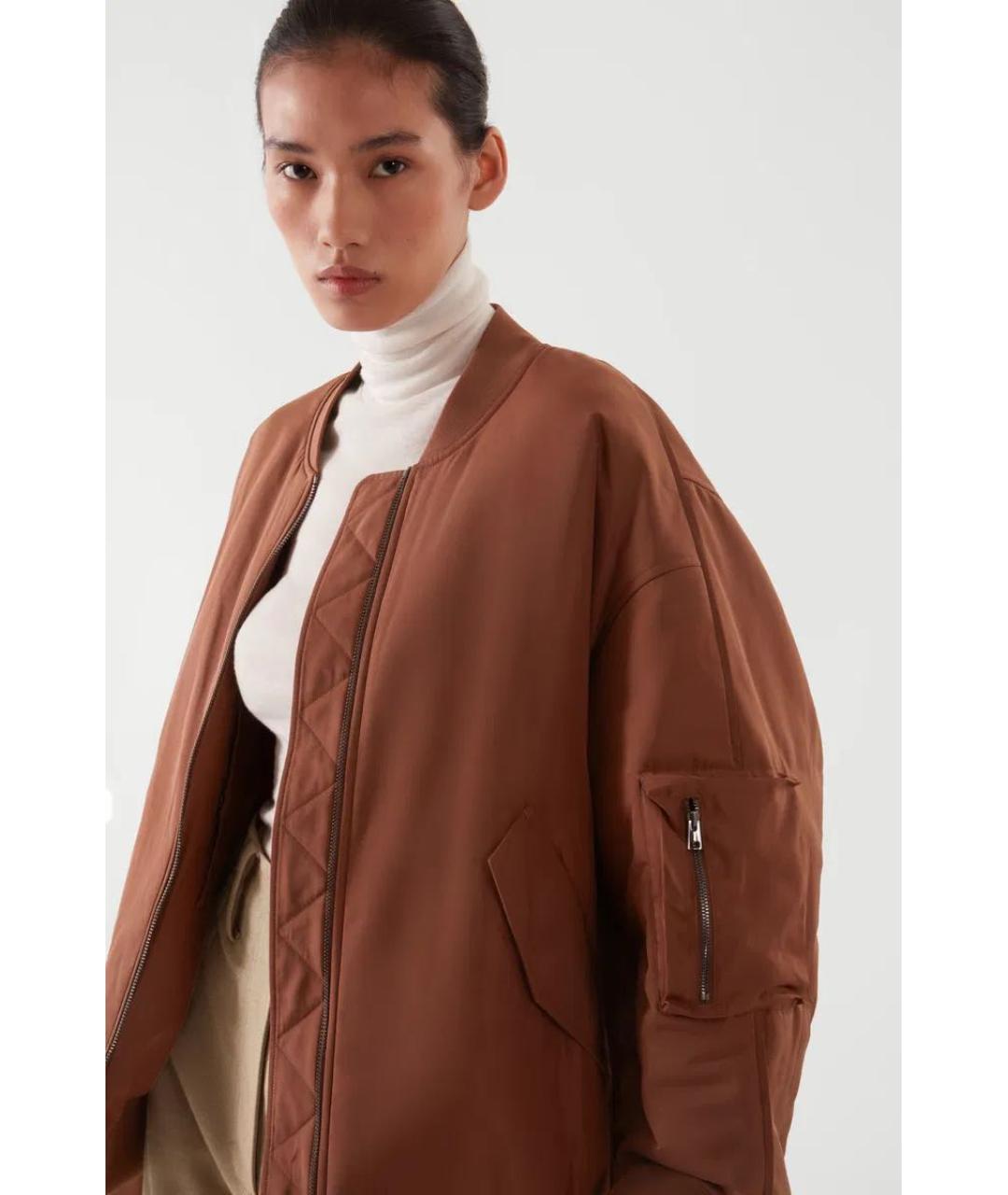COS Коричневая куртка, фото 5