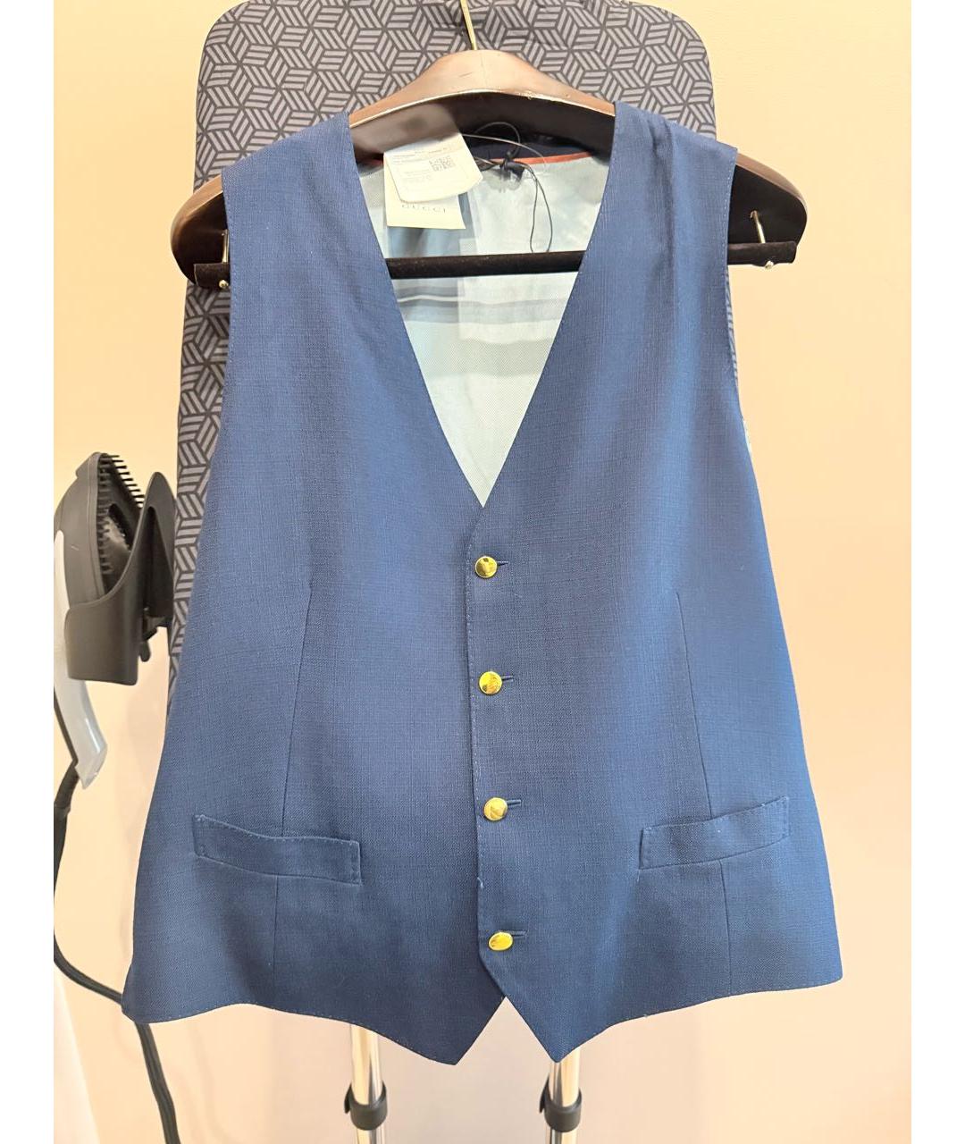 GUCCI Мульти вискозный жилет, фото 5