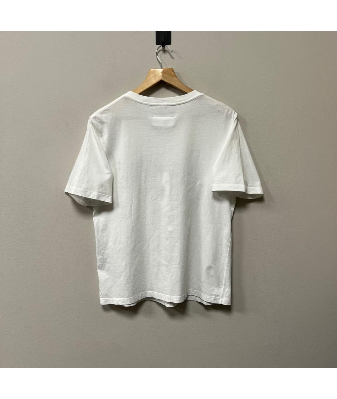 MM6 MAISON MARGIELA Белая хлопковая футболка, фото 3