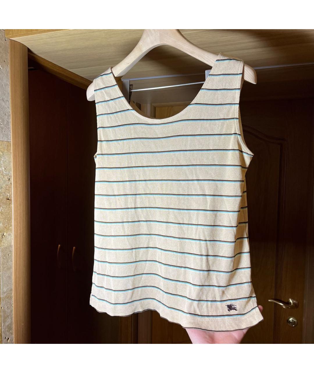 BURBERRY Мульти ацетатная майка, фото 7