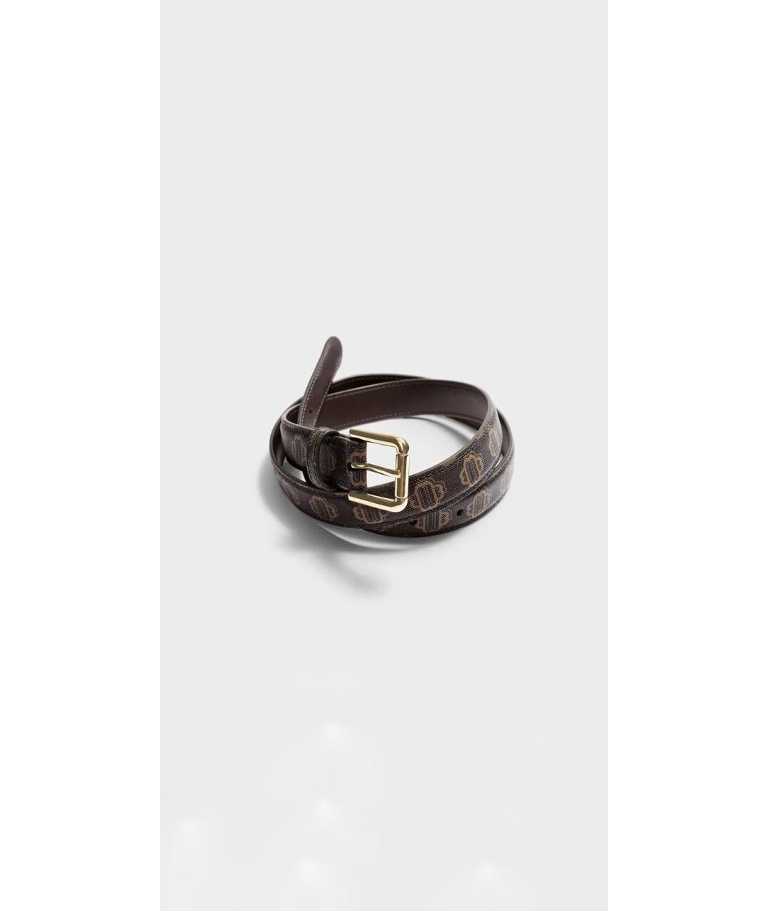 MAJE Коричневый ремень, фото 6