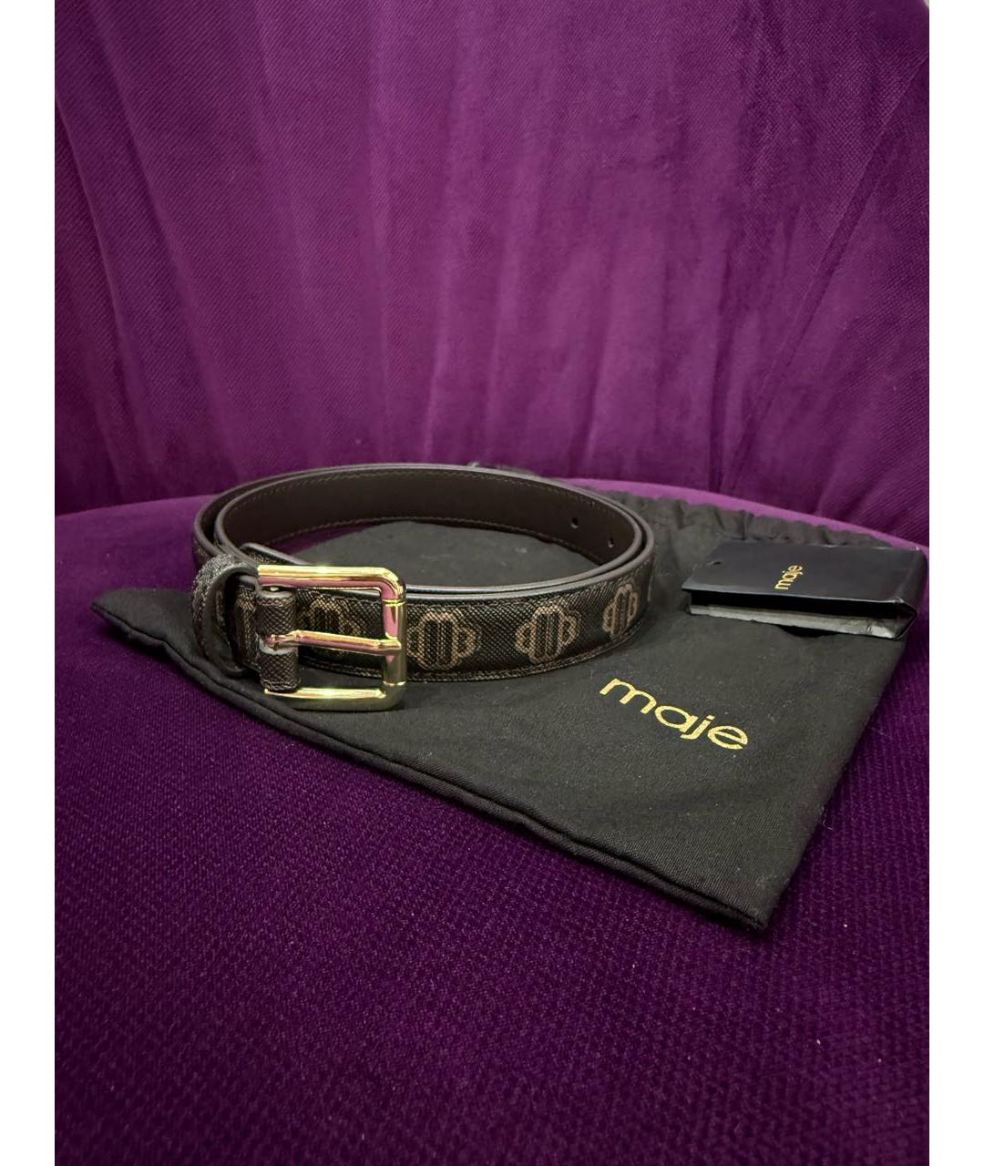 MAJE Коричневый ремень, фото 4