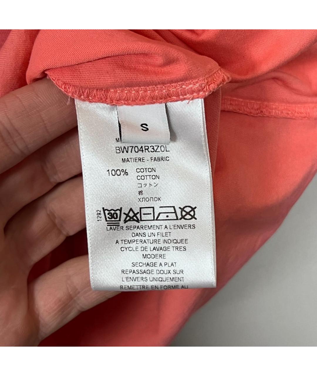 GIVENCHY Розовая хлопковая футболка, фото 5