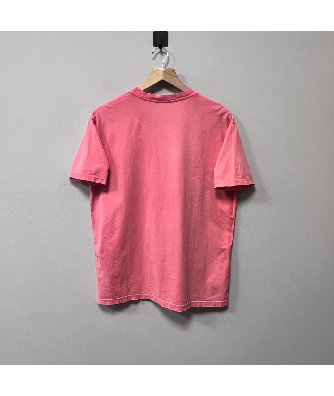 GIVENCHY Розовая хлопковая футболка, фото 3