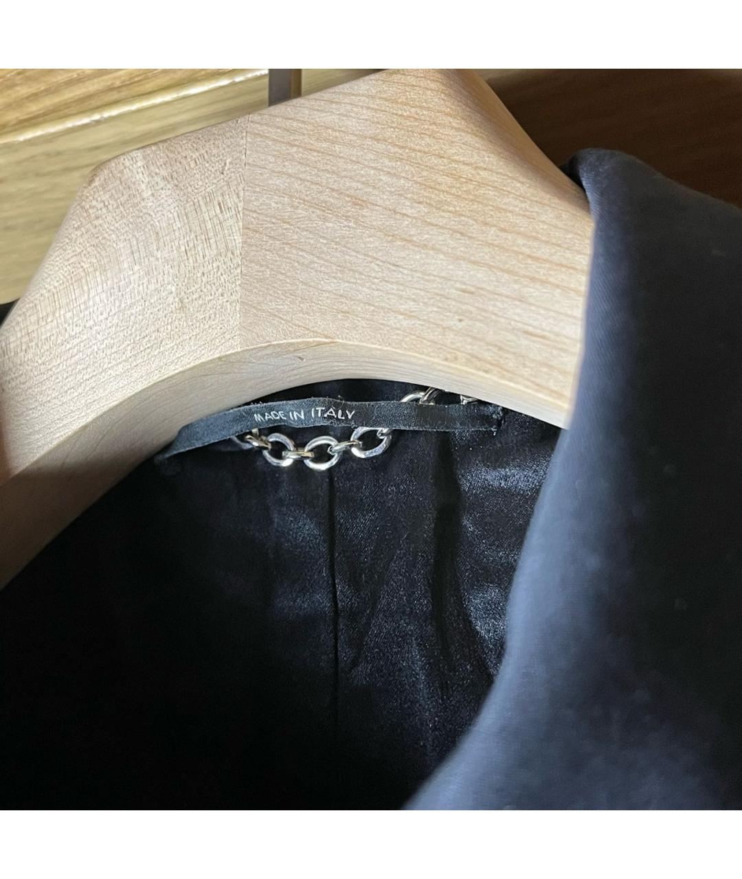 GUCCI Черный хлопковый тренч/плащ, фото 5