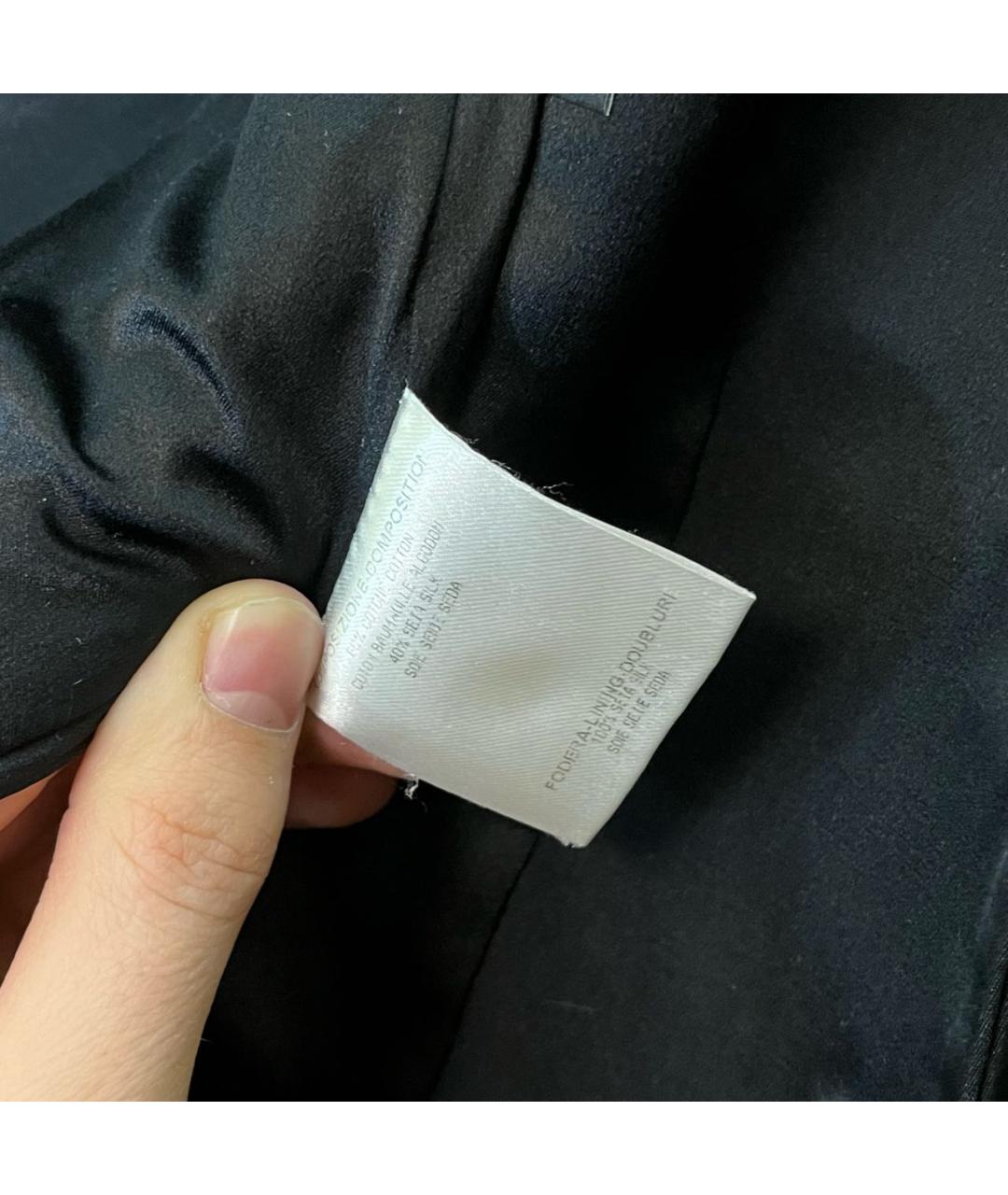 GUCCI Черный хлопковый тренч/плащ, фото 8