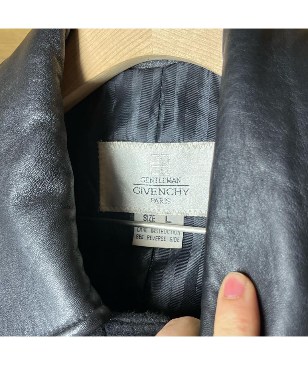 GIVENCHY Черное шерстяное пальто, фото 5