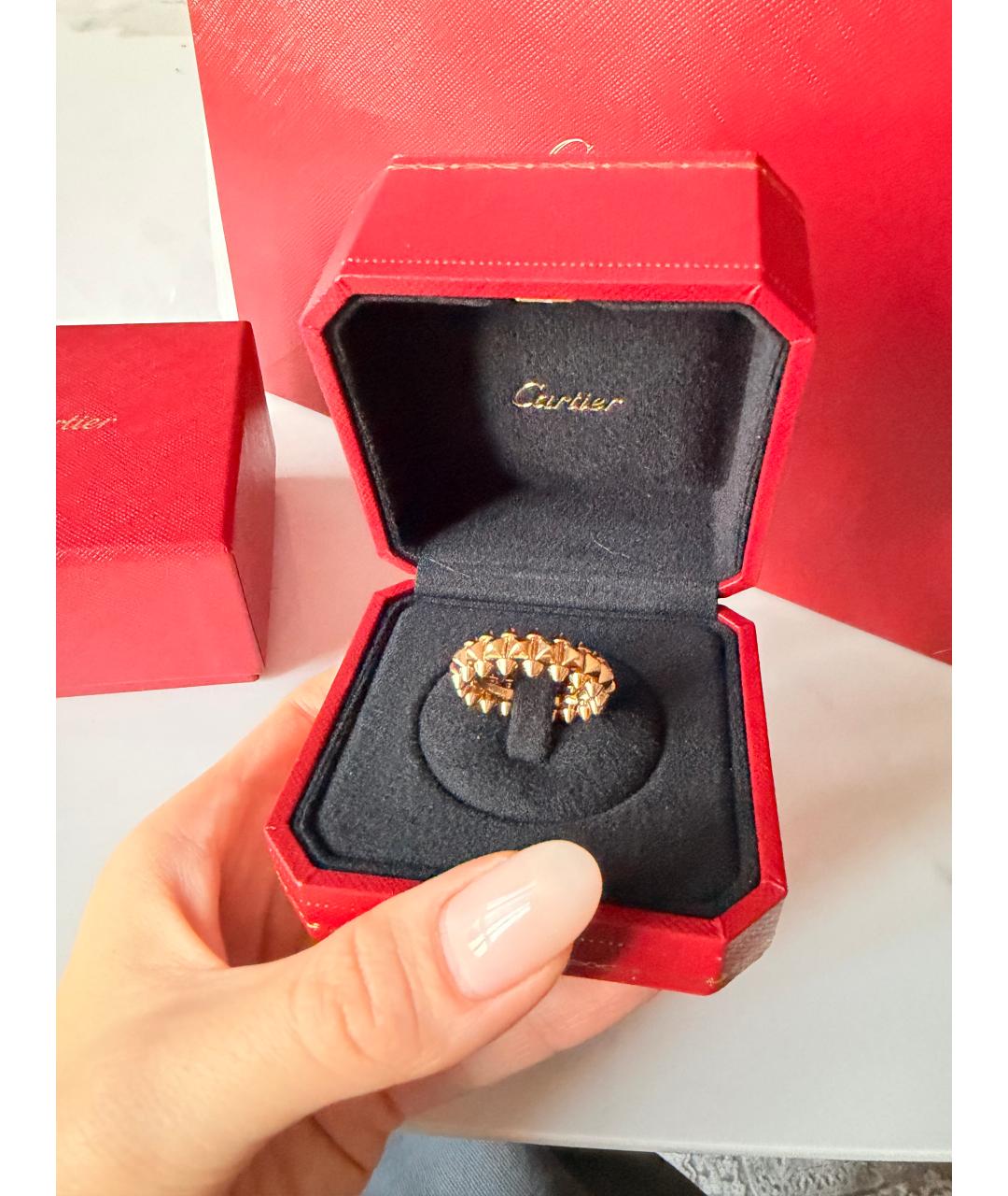 CARTIER Золотое кольцо из розового золота, фото 2