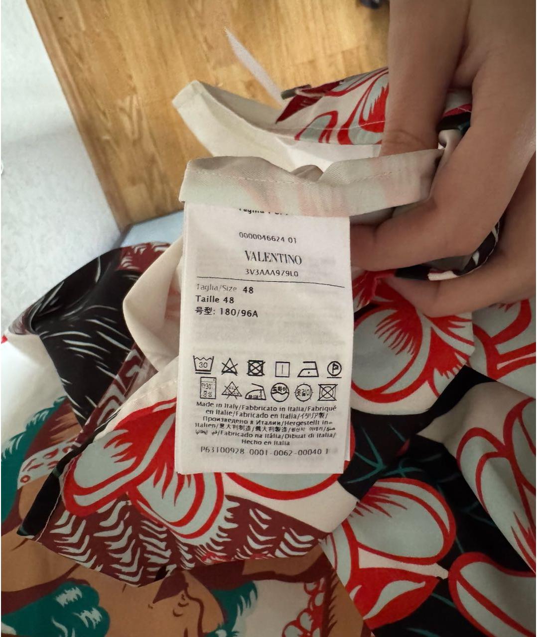 VALENTINO Мульти кэжуал рубашка, фото 7