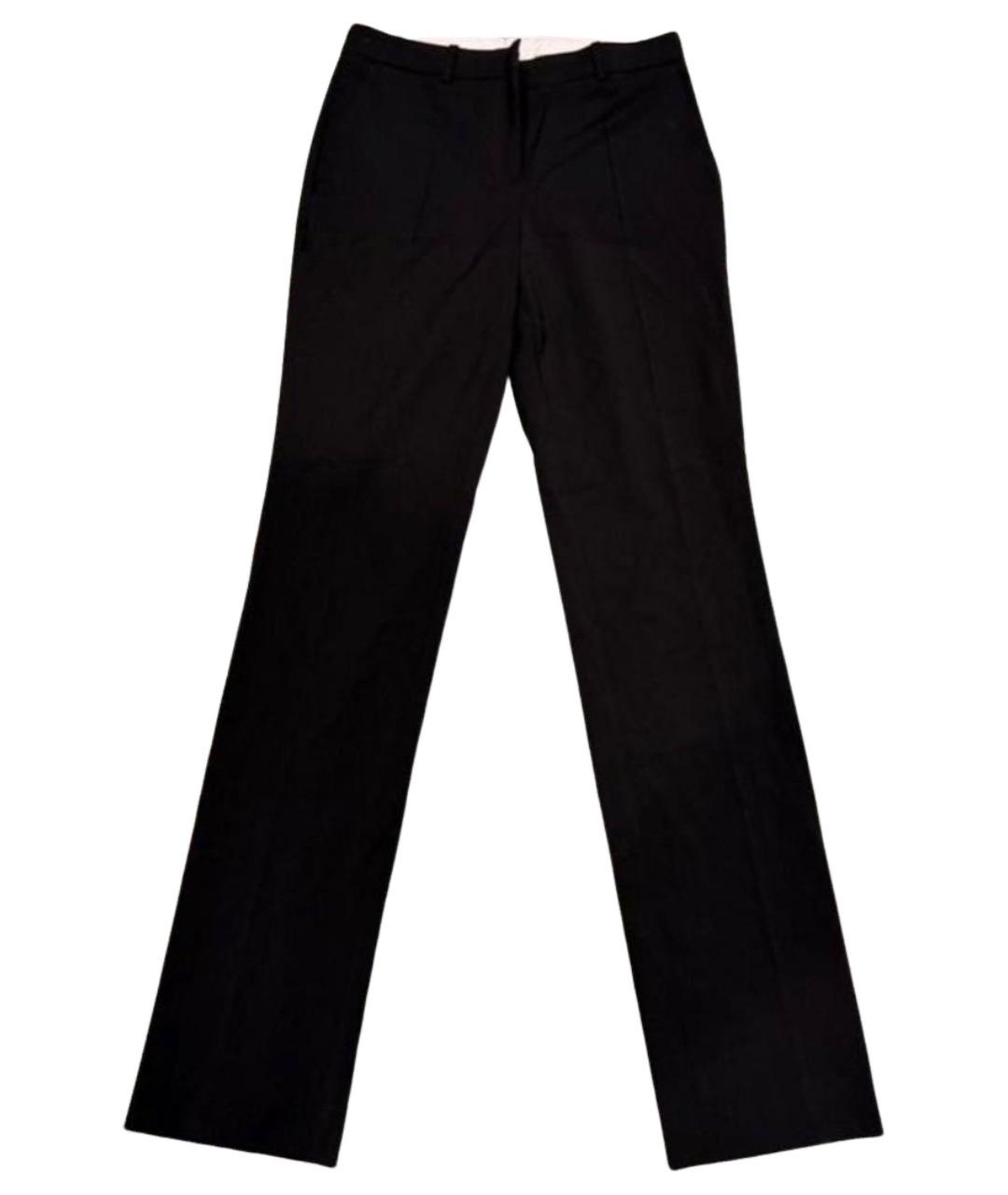 HUGO BOSS Черные хлопковые брюки узкие, фото 1