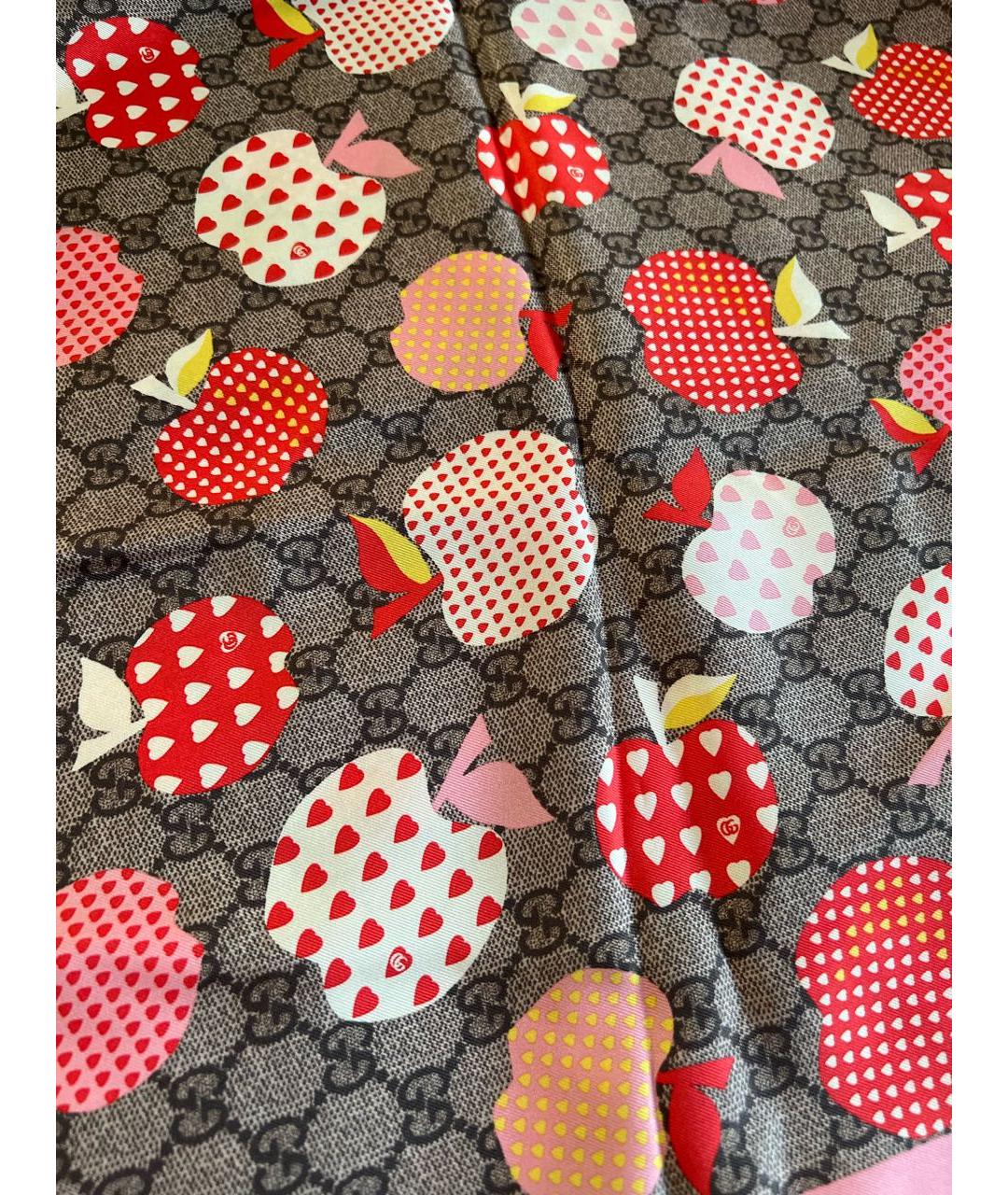 GUCCI Мульти шелковый платок, фото 3