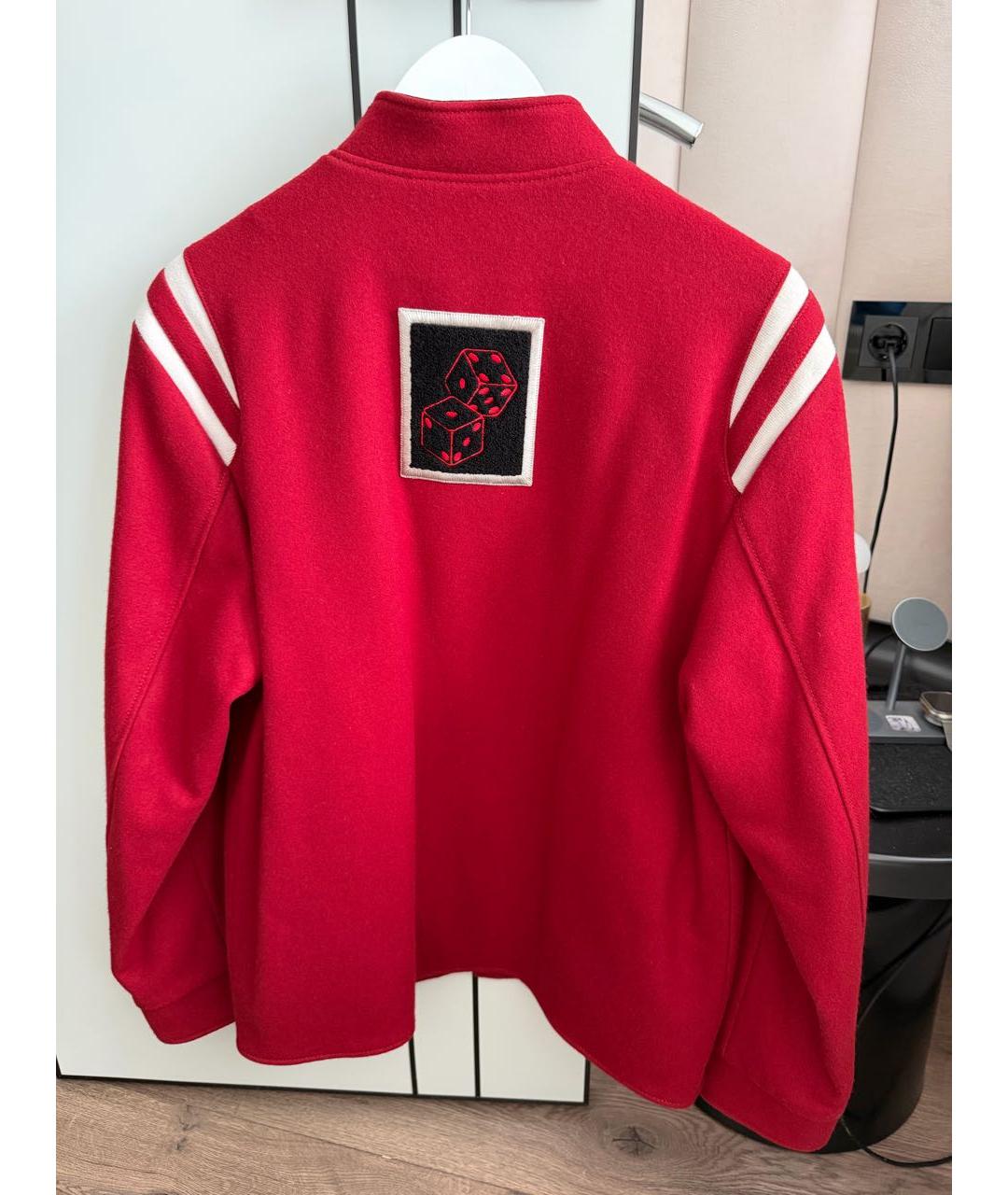 LANVIN Бордовый шерстяной пиджак, фото 2