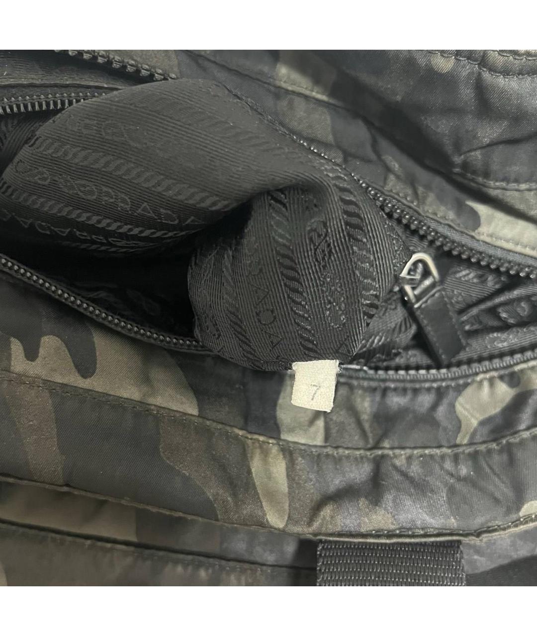 PRADA Хаки сумка тоут, фото 6