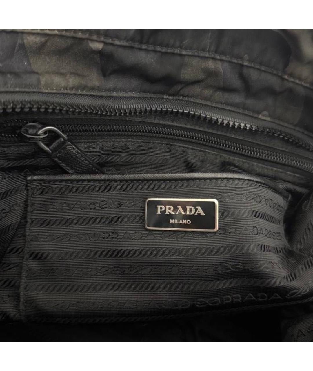 PRADA Хаки сумка тоут, фото 4