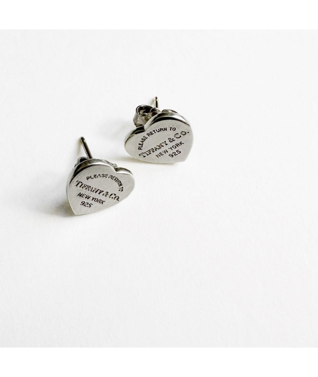 TIFFANY&CO Серебряные серебряные серьги, фото 2