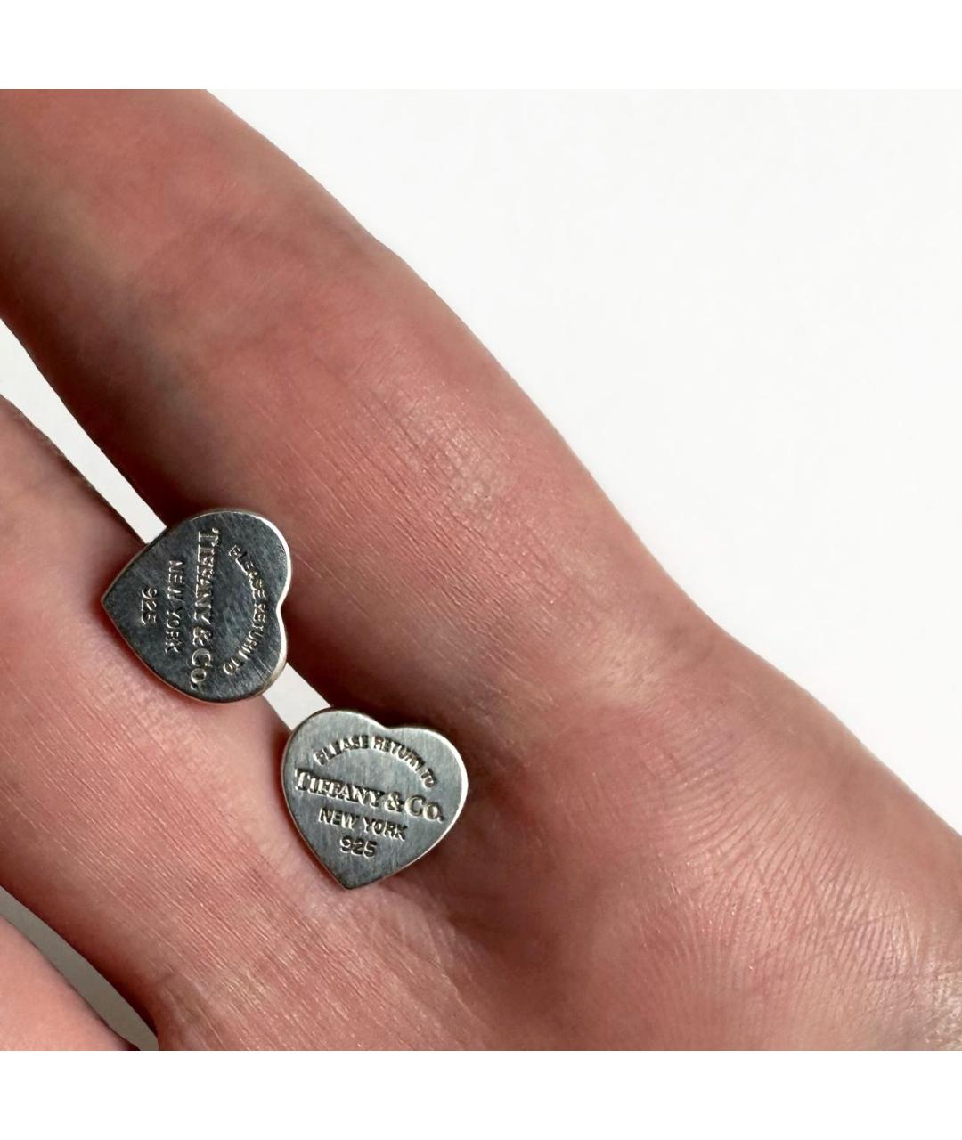 TIFFANY&CO Серебряные серебряные серьги, фото 5