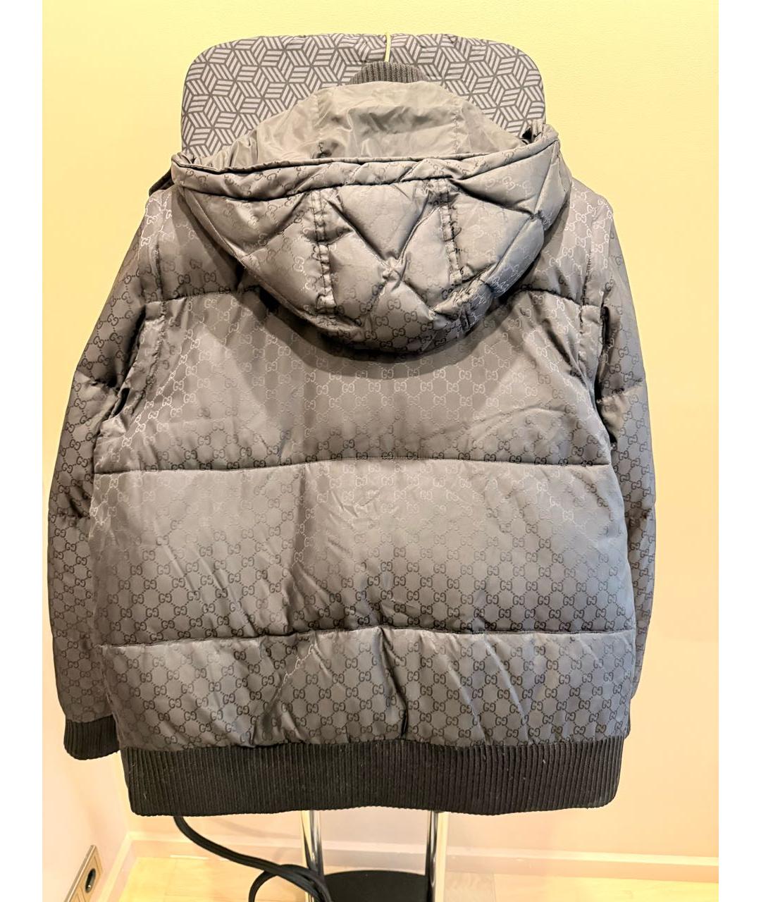 GUCCI Черная полиэстеровая куртка, фото 2