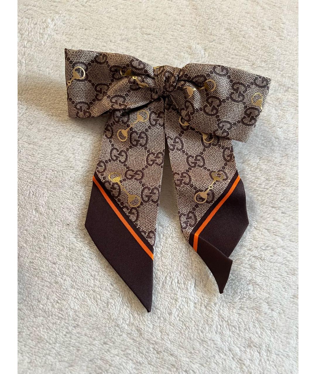 GUCCI Коричневая резинка, фото 6