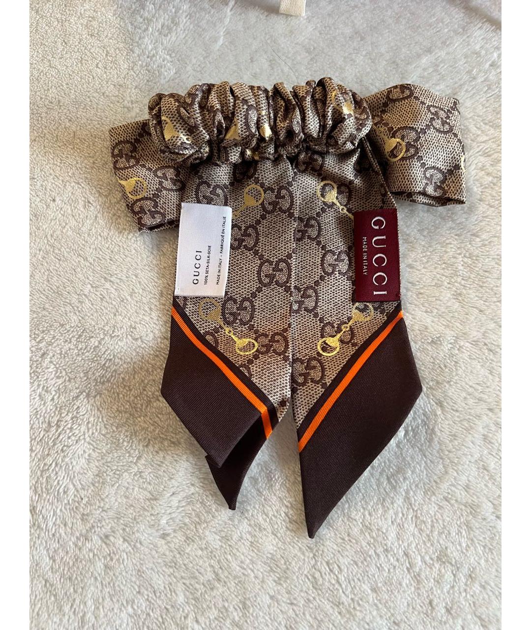 GUCCI Коричневая резинка, фото 2