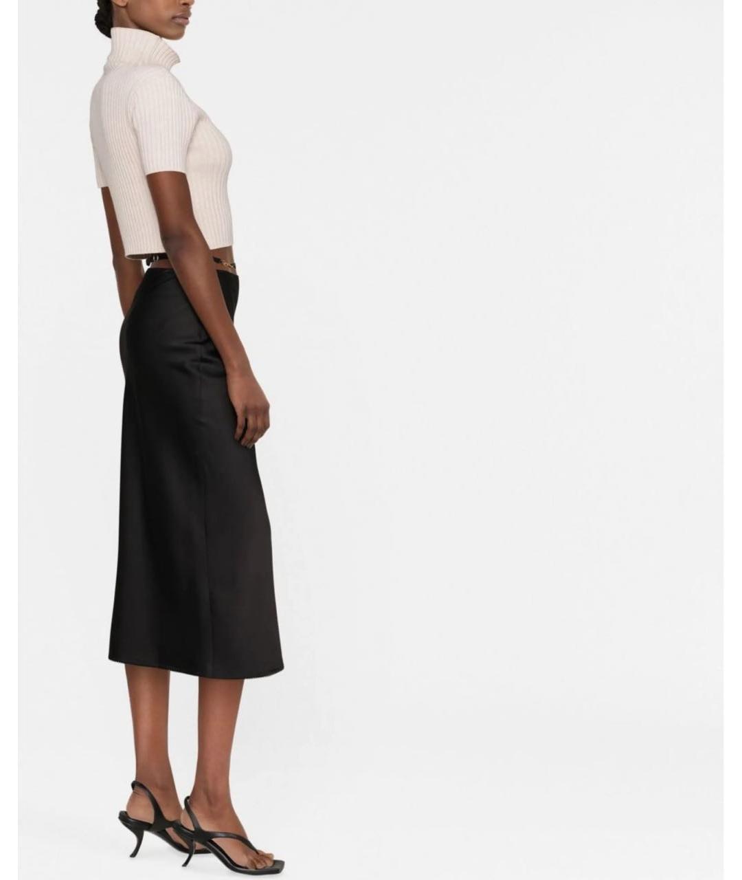 JACQUEMUS Черная юбка миди, фото 3