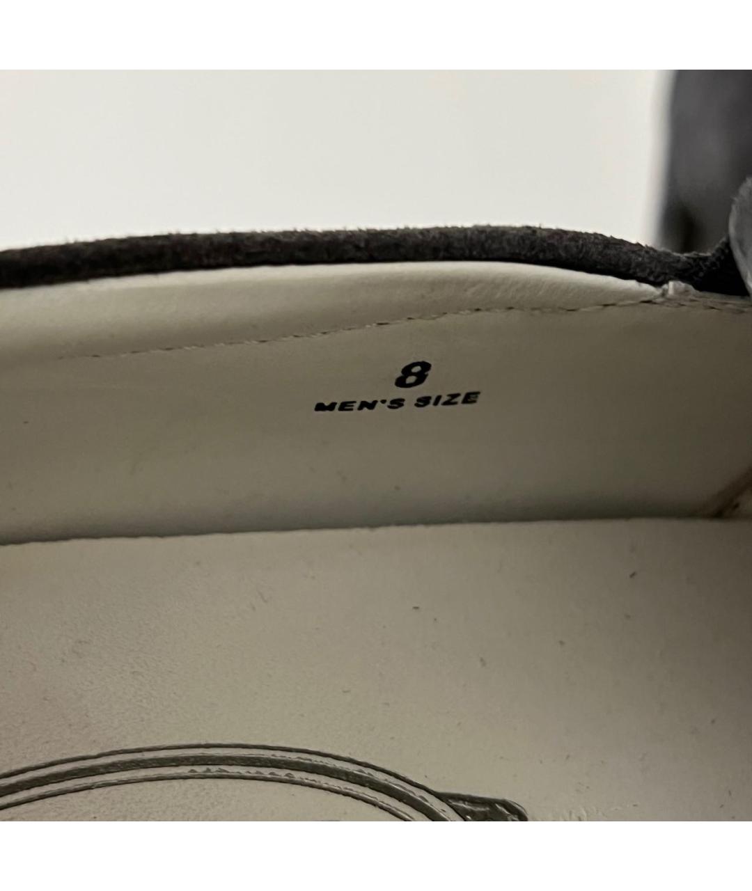 TOD'S Антрацитовые лоферы, фото 5