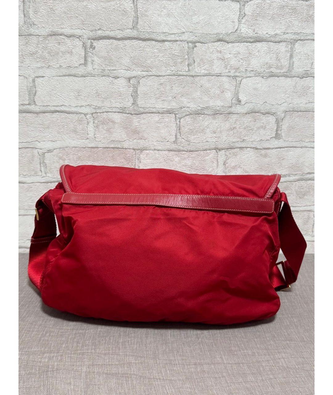 PRADA Красная сумка на плечо, фото 3