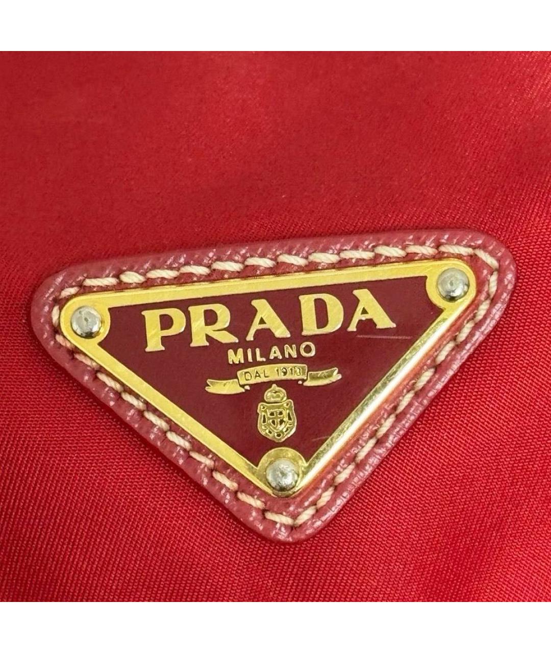 PRADA Красная сумка на плечо, фото 2