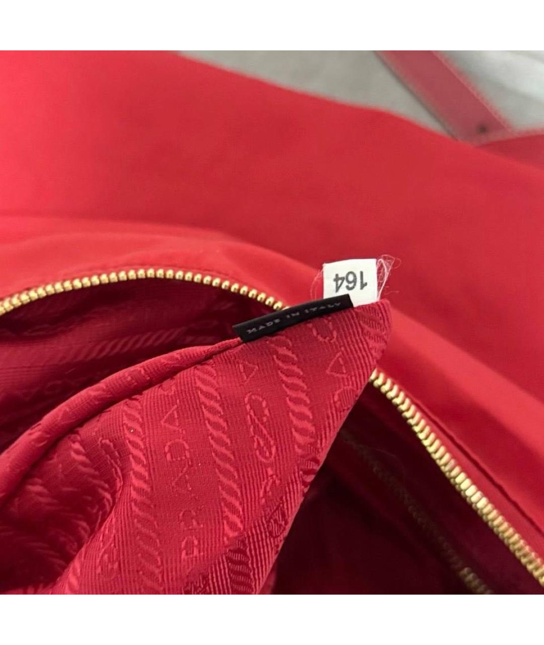 PRADA Красная сумка на плечо, фото 6