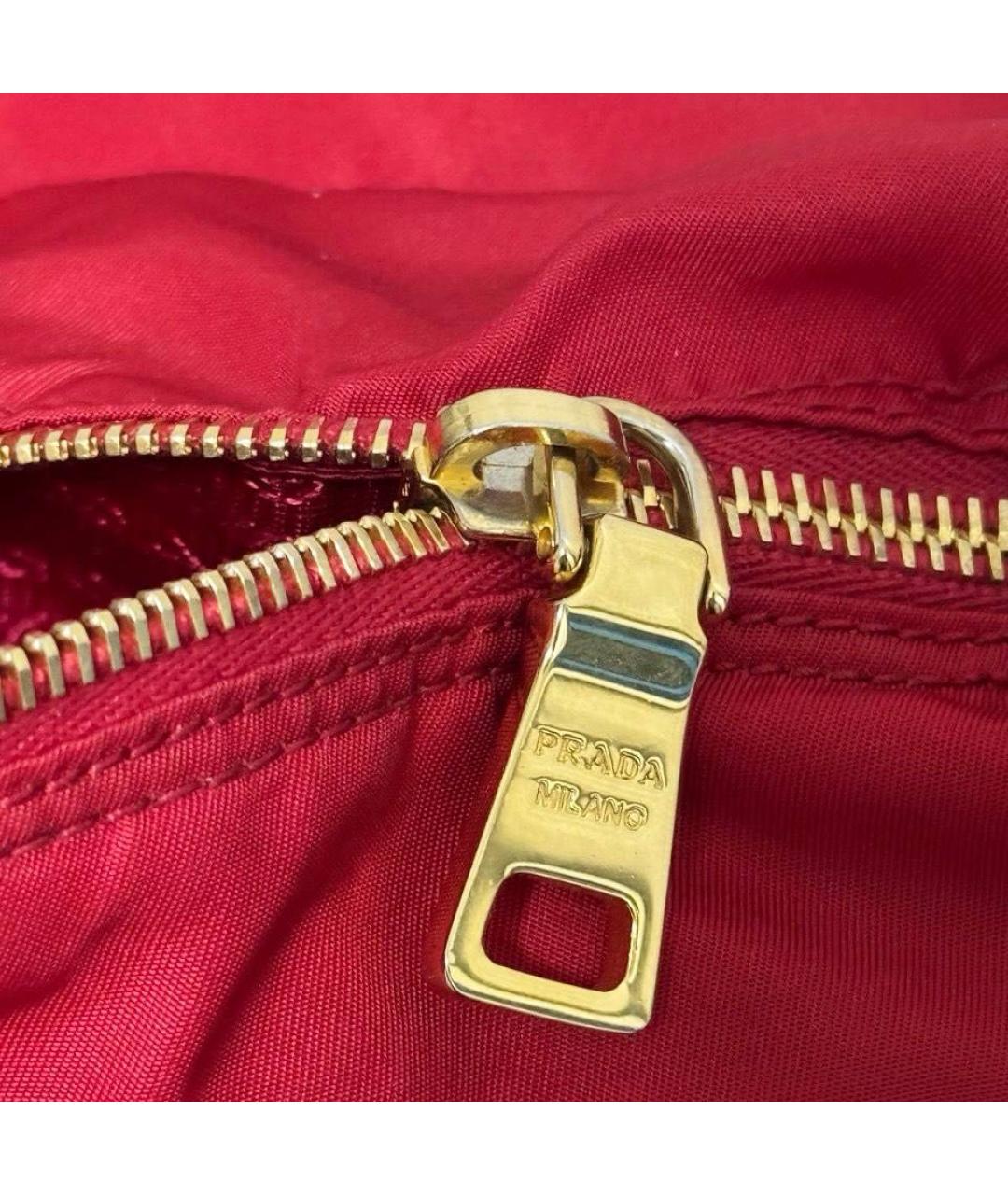 PRADA Красная сумка на плечо, фото 5