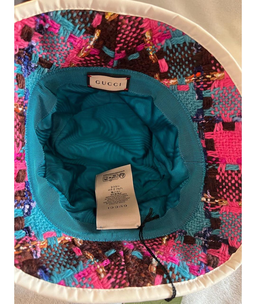 GUCCI Мульти шерстяная панама, фото 3