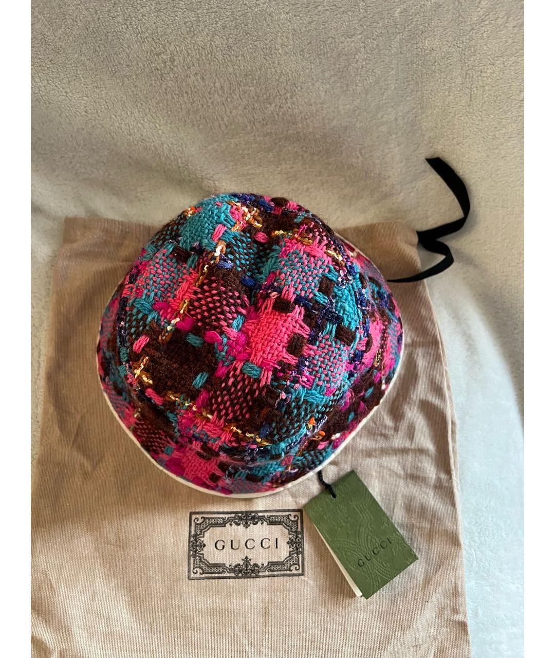 GUCCI Мульти шерстяная панама, фото 5