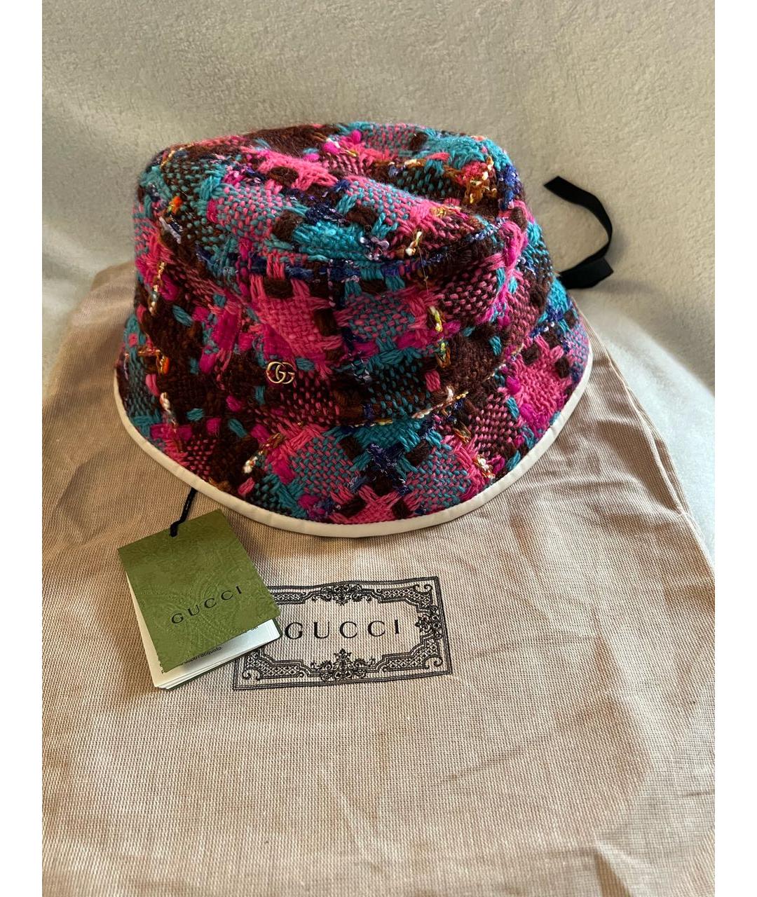GUCCI Мульти шерстяная панама, фото 7